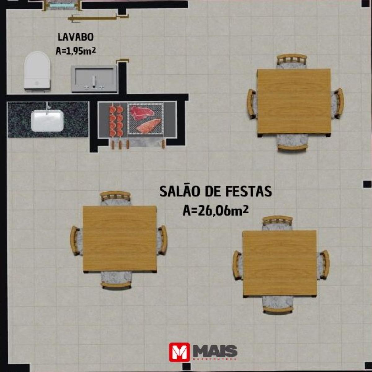 Apartamento na planta - Bairro Caverazinho